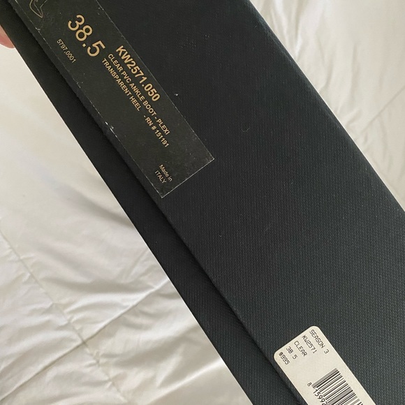 Yeezy Season 3, clear PVC ankle boot- plexi transparent heel - Picture 6 of 14